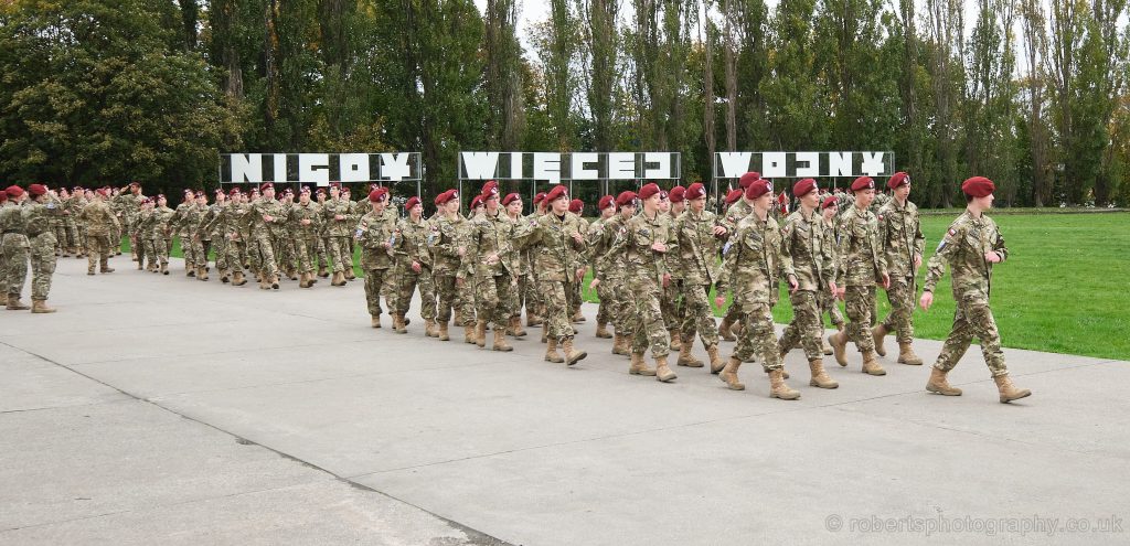 Each year soldiers and cadets parade in memory of the fallen heroes of Westerplatte.