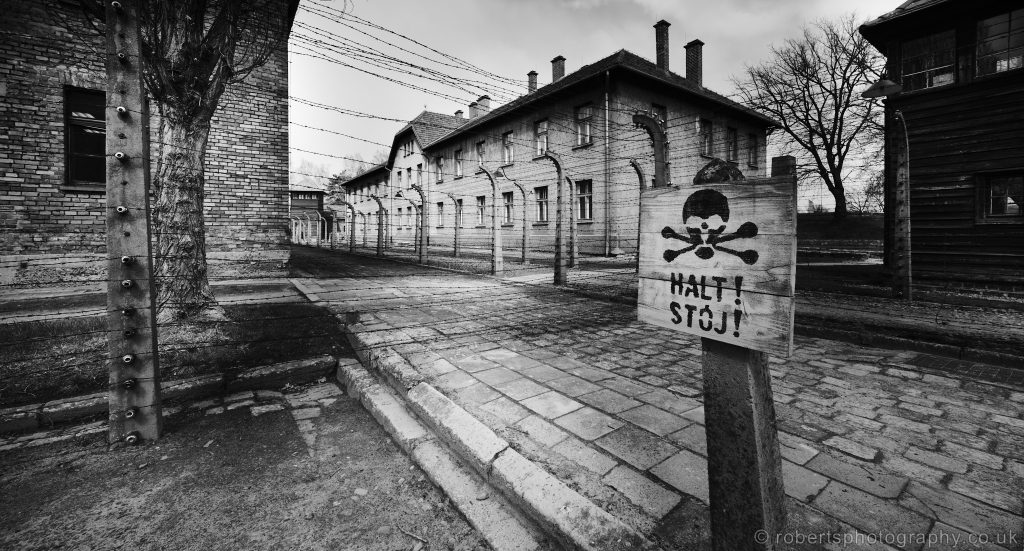 Barracks at Auschwitz 1, Death Camp. A concentration camp in the town of Oświęcim, Poland.