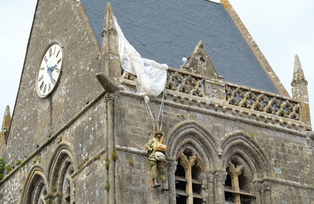 American Paratrooper, Airborne, Sainte Mere Eglise.