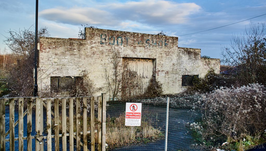 The once popular Boot and Shoe cafe, near Castleford.