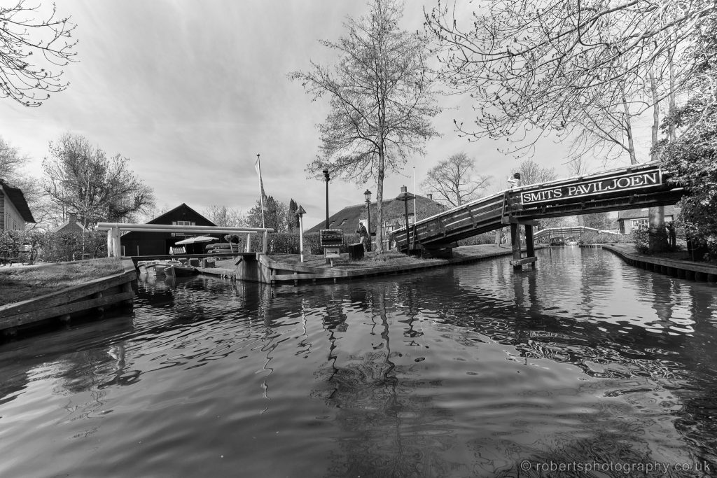 Smit's Paviljoen Bridge, Giethoorn, the Netherlands.
