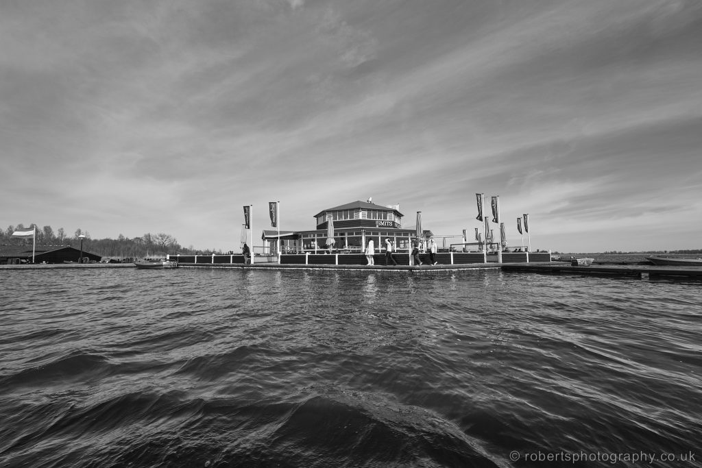 Smit's Paviljoen of the Bovenwijde Lake in Giethoorn, Overijssel, Netherlands.